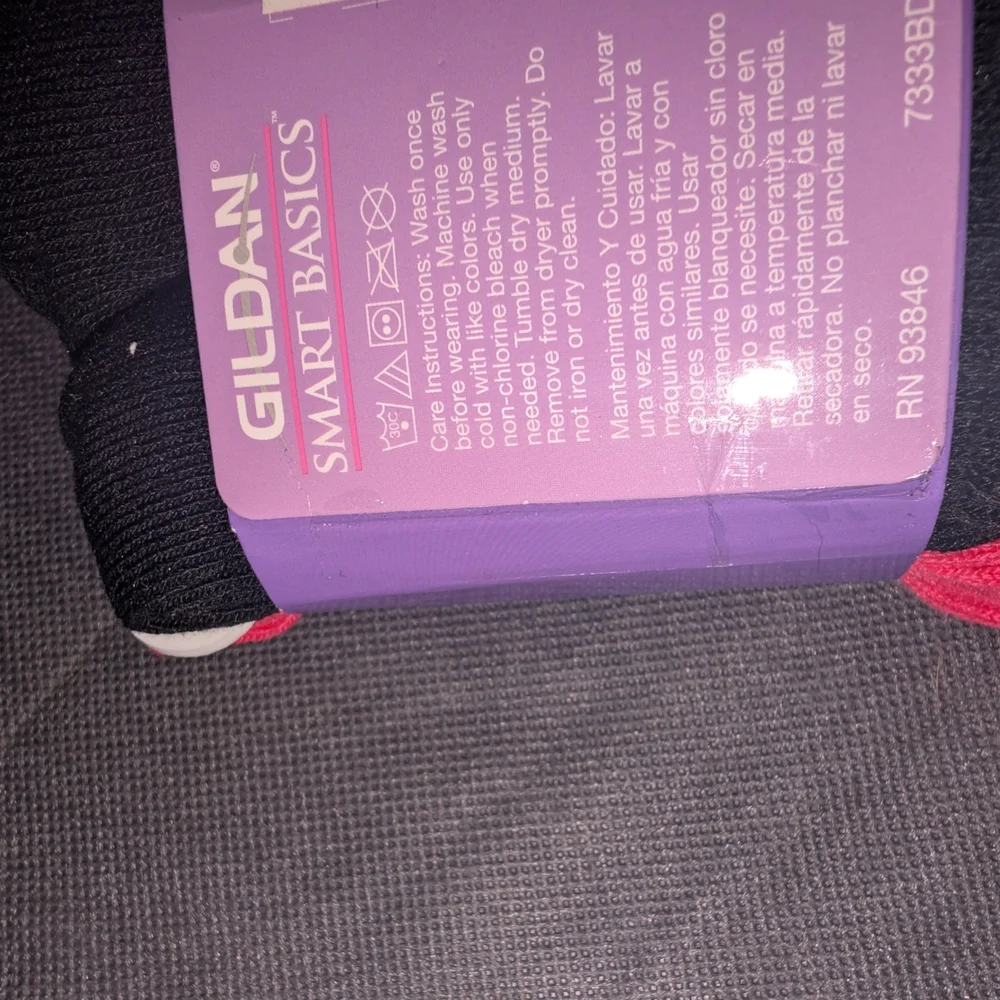 Gildan Pink and Green Game Socks